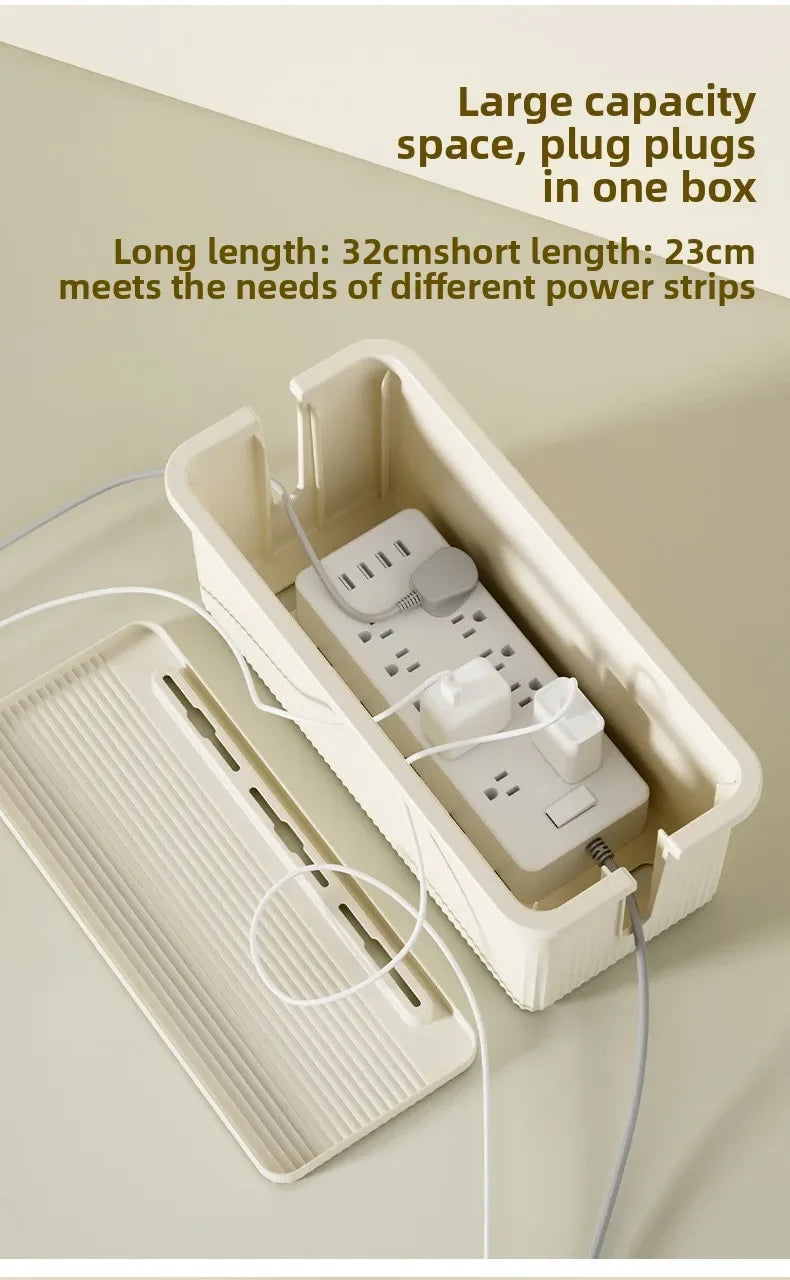 Desktop Cable Storage Box – Black (S)