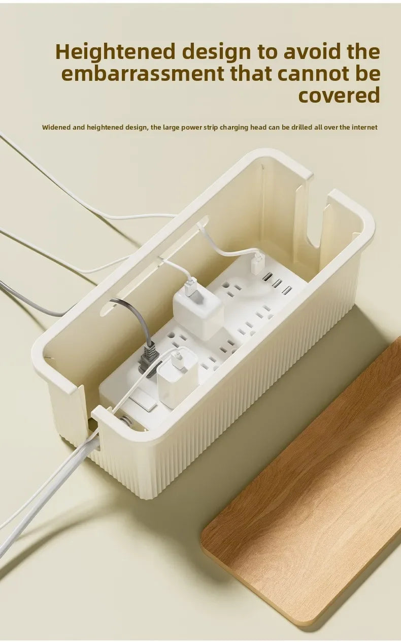 Desktop Cable Storage Box – White (S)