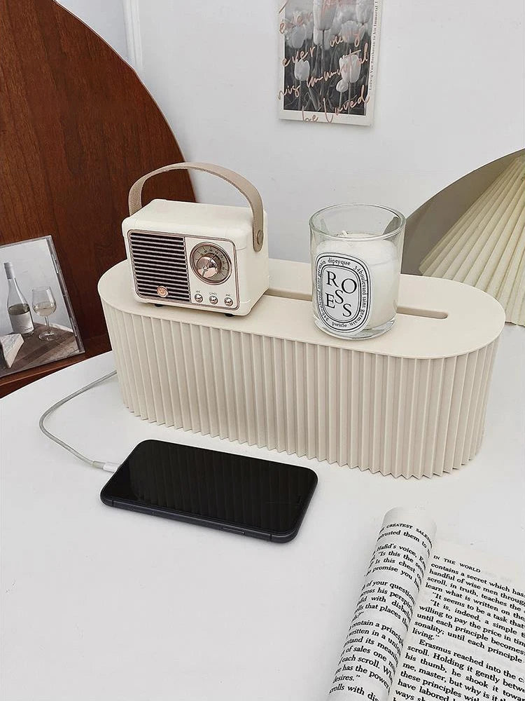 Socket & Cable Organizer – White