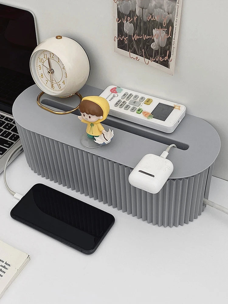 Socket & Cable Organizer – White